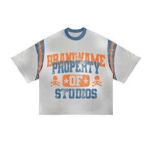 Conjunto de 2 Piezas de Pantalones Cortos y Camisetas para Hombre, Fabricante Personalizado, Impresión Gráfica Personalizada, Camiseta de Manga Corta y Pantalones Cortos con Lavado Ácido - Product Image 3