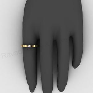 แหวนเงินแท้ 925 ชุบทอง 18K ดีไซน์เก๋ ลายปลา แบบซ้อนได้ ลายคลื่น สำหรับงานปาร์ตี้ เหมาะสำหรับผู้หญิง - Product Image 6