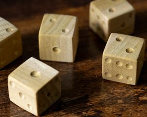 Luxury Artisan Polyhedral Wooden <b>Dice</b> Handmade 7-Piece <b>Set</b> Durable Eco-Friendly for RPG Tabletop Gaming Tradebyd - Product Image 1
