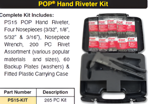 Kit de rivetage manuel POP - Product Image 1