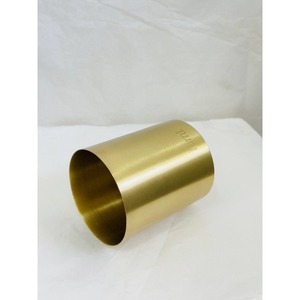 Wholesale Brushed Gold Metal <b>Candle</b> Jar With Customized Logo for High-End Home Decor and Event <b>Gifting</b> Metal <b>Candle</b> Containers - Product Image 2