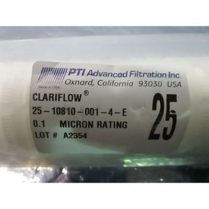 Filtre Clariflow à filtration avancée PTI - Équipements et pièces semi-conductrices de renommée mondiale - Product Image 5
