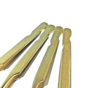 Professional Eyelash Extension Tweezers Stainless Steel Precision 10mm Length Smooth Tip with Custom Logo Slanted Eye Brow <b>Clips</b> - Product Image 2