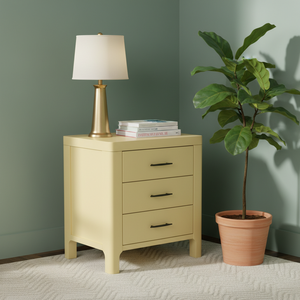 โต๊ะกาแฟสไตล์โมเดิร์น 3 ลิ้นชัก ไม้เอคาเซีย MDF ปิดผิววีเนียร์เอคาเซีย ยี่ห้อ KP รับประกัน 1 ปี-เฟอร์นิเจอร์ห้องนั่งเล่น โต๊ะข้าง/โต๊ะหัวเตียง - Product Image 2