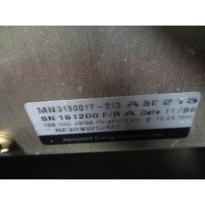 Generador de RF Advanced Energy AE 3150017-013, RFPP - Equipo y Piezas de Semiconductores de Confianza de Marca Global - Product Image 5