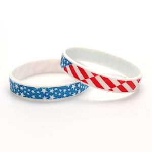 Pulsera luminosa promocional con logotipo de impresión personalizado Pulsera de silicona Correa de goma deportiva - Product Image 5