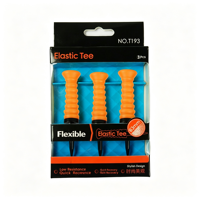 Tees de golf durables et élastiques à réinitialisation rapide, en plastique flexible et imperméable, accessoires de golf du fabricant