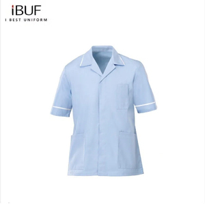 ชุดเสื้อคลุมแบบสครับสำหรับบุรุษ ชุดแพทย์ พยาบาล โรงพยาบาล NHS แขนสั้น ชุดยูนิฟอร์มทางการแพทย์ - Product Image 3