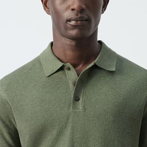 Camisa de Algodón con Cuello Clásico, Diseño de Alta Calidad con Botones, Diseño de Logotipo Personalizado 2026, Corte Holgado para Uso Diario Masculino - Product Image 2