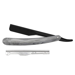 High Demanded OEM Acceptable Wood Handle Professional Safety Barber Straight <b>Razor</b> Stainless Steel Single Edge Face Body Shaving - Product Image 2