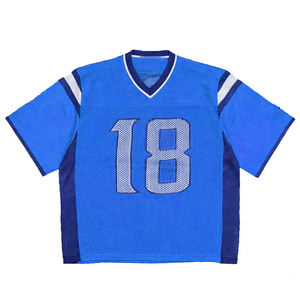 เสื้อเจอร์ซีย์อเมริกันฟุตบอลแบบสั่งทำสำหรับผู้ชายปี 2026 รุ่นนิวยอร์ก คุณภาพเย็บดีเยี่ยม ระบายอากาศได้ดี - Product Image 5