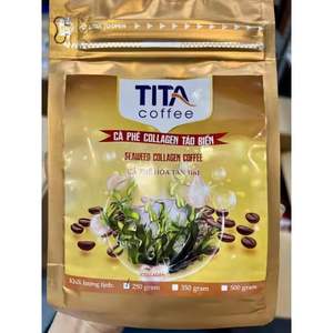 Café Instantáneo Premium Robusta con Crema de Azúcar, Sabor Dulce, OEM 4 en 1, con Colágeno, Mezcla de Café Instantáneo con Crema Vegetal, Adelgazante, Vietnam 18 - Product Image 5