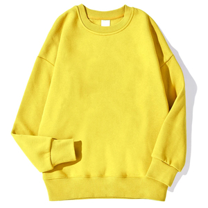 Sweat-shirt personnalisé style hip-hop sublimé, prix de gros, haute qualité, OEM, pull uni teint, pour homme - Product Image 2
