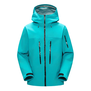 Vêtements de ski et de neige, vestes imperméables coupe-vent à capuche avec fermeture éclair, grandes tailles pour hommes et femmes, couleurs et tailles personnalisables, vente en gros - Product Image 4