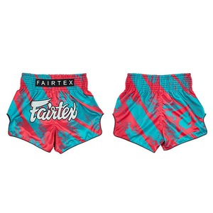 กางเกงมวยไทยรุ่นล่าสุด Fairtex BS1929 Street King สีชมพู/น้ำเงิน ผลิตจากโพลีเอสเตอร์ 100% กางเกงชกมวย Fairtex - Product Image 6