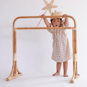 Barra de ballet de ratán sostenible, barra de baile independiente, juguetes para el desarrollo cerebral para niños - Product Image 3