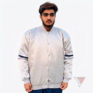 Chaquetas Personalizadas OEM para Hombre, Chaqueta Bomber de Satén de Las Vegas para Invierno, Ropa Deportiva para Equipos Masculinos - Product Image 1