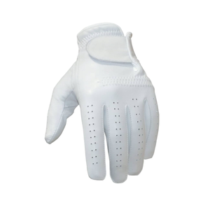 Guante de Golf Blanco de PU, Perforado, Transpirable, con Cierre de Velcro, para Mano Derecha, Unisex, Deportivo, SILK HAWKS INTERNATIONAL SL-1790 - Product Image 4