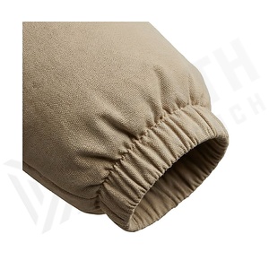 Hooded Quilted Waterproof <b>Bubble</b> Jacket Black Full Sleeve Winter Windproof Cotton Shell Knitted Fabric Polyester Filling Stand - Product Image 6