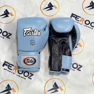 นวมชกมวยหนังแท้ Fairtex สีแทน สายรัดข้อมือแบบเต็มนิ้ว อุปกรณ์ฝึกซ้อมสำหรับผู้ใหญ่ ศิลปะการต่อสู้ ผลิตภัณฑ์สำหรับยิมมวย - Product Image 5