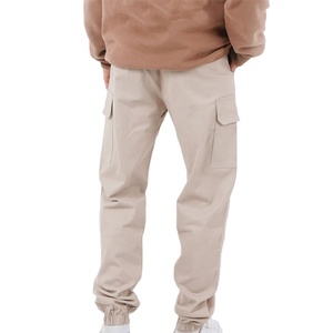 Pantalones Cargo Casuales para Hombre con 2 Bolsillos, Cintura Media, Tela Transpirable, Cómodos para Uso Diario, Ideales para Propietarios de Tiendas - Product Image 2