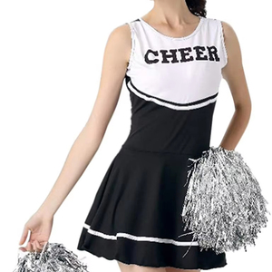 Uniforme de Animadoras Personalizado con Logotipo – Elegante Conjunto de Dos Piezas para Prácticas y Presentaciones - Product Image 1