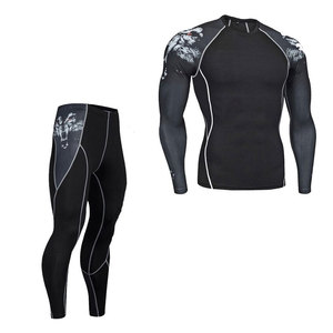Conjuntos Deportivos de Compresión para Hombre, 2 Piezas, Personalizados al por Mayor, de Alta Calidad - Product Image 1