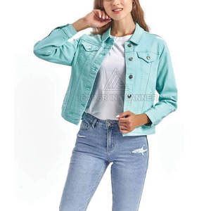 Veste en jean de haute qualité, dernier design, service OEM, faible MOQ, nouvelle arrivée, veste en jean pour femme, fabriquée au Pakistan - Product Image 4