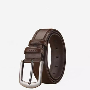 Cinturones de Cuero Genuino de Alta Calidad, Retro, Duraderos, Transpirables, para Hombre, con Hebilla de Pin, Fabricación Profesional y Personalizada - Product Image 2