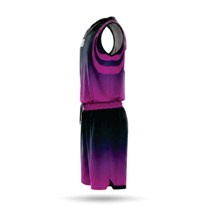 Uniforme de basket-ball imprimé par sublimation avec logo et design personnalisés OEM de qualité supérieure / Nouveaux uniformes de basket-ball à la mode - Product Image 3