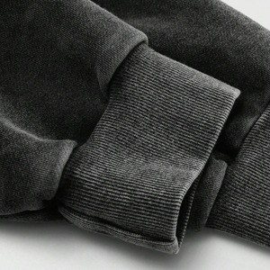Vêtements pour hommes de luxe sur mesure de haute qualité en gros, sweats à capuche unis, pulls oversize, sweats à capuche épais - Product Image 4