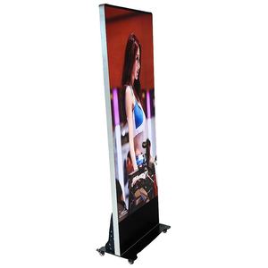 จอแสดงผลดิจิทัลแบบตั้งพื้นในอาคาร ป้ายโฆษณา LED แบบเคลื่อนย้ายได้ สำหรับลิฟต์ ห้างสรรพสินค้า และสถานศึกษา - Product Image 4