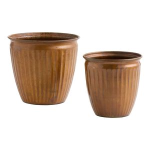 Jardinière en métal minimaliste pour les thèmes de décoration modernes, offrant des lignes épurées et une présentation élégante des plantes - Product Image 5