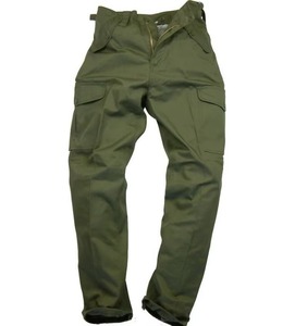 Pantalon cargo décontracté pour homme, taille mi-haute, léger, coupe droite oversize, multi-poches, en coton, vente en gros - Product Image 1
