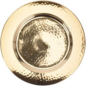 Assiette de Présentation Ronde en Métal Durable pour Service de Dîner Formel, Réception de Mariage et Vaisselle pour Occasions Spéciales - Product Image 6