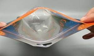 Bolsa personalizada brillante con cierre de cremallera para embalaje de ferretería |   Plástico Laminado |   Ventana con Muesca de Desgarre |   Vietnam - Product Image 2