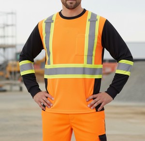 Camisa de Uniforme Reflectante Personalizada con Ajuste Cómodo para Uso Diario en Trabajos Industriales - Product Image 4