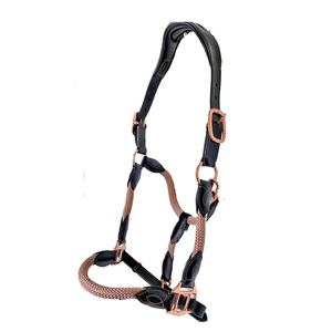 Cuir de cheval et corde Halters d'équitation Halters personnalisés Horse Halters - Product Image 3