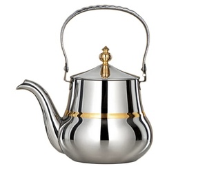 Tetera Moderna de Acero Inoxidable 304 con Acabado Brillante para Servir, Vajilla para Oficina y Hogar, Tetera para Té y Café a Precio de Mayoreo - Product Image 1