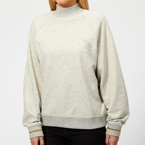 Soft Cotton Women Mock Neck Pullover Sweatshirt Winter Wear - Product Image 5