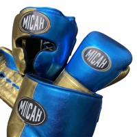 Conjunto Personalizable No Boxing No Life, Guantes de Boxeo Ligeros, Transpirables, de Secado Rápido, que Absorben la Humedad, con Cordones, Ajuste Universal