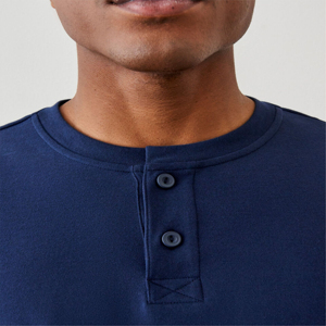 T-shirt uni à manches longues pour homme, coupe classique, nouveau style, avec logo personnalisé, collection été 2026, prix abordable - Product Image 5