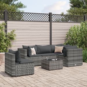 Ensemble de salon de jardin gris pour collection de meubles d'extérieur - Product Image 1