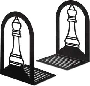 Sujetalibros Geométricos de Madera Hechos a Mano, Estilo Art Deco, Acabado Natural, Par de Soportes para Libros, Ecológicos, Artesanía Rústica de Madera para el Hogar y la Oficina - Product Image 5