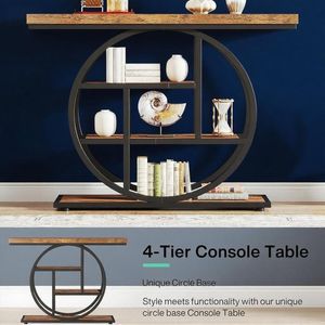 Consolle in Acciaio Inossidabile a Specchio con Piano in Legno Massello, Stile Moderno Rustico e per Arredamento Hotel - Product Image 4