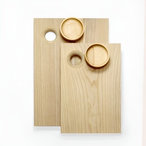 Planche à découper rectangulaire en bois, faite à la main, pour la cuisine et les restaurants, design haut de gamme, écologique, passe au lave-vaisselle, planche de service pour chefs - Product Image 3