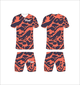 Conjunto de Uniforme de Fútbol Personalizado por Sublimación, Color Naranja Oscuro, Transpirable, para Hombre, Kits de Entrenamiento de Fútbol, Traje de Secado Rápido para Equipo, Venta al Por Mayor - Product Image 1