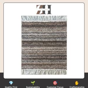 Tapis d'extérieur en fil PET tissé à la main avec franges, revêtements de sol décoratifs de qualité supérieure pour application intérieure et extérieure - Product Image 6