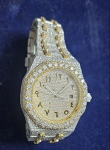 Montres de luxe pour hommes, mouvement automatique, style Hip Hop, serties de diamants et de moissanite VVS1 - Product Image 3