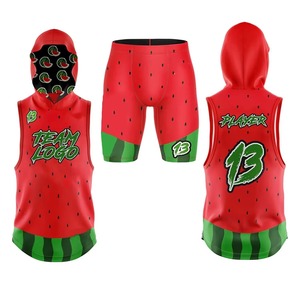 Custom Heat-Transfer Printed Plus Size Short 7v7 Flag Football Uniform Set High Quality Lightweight Breathable Quick Dry Uniform - Product Image 6